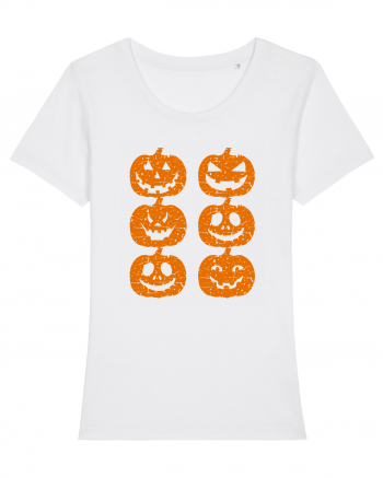 Pumpkin Angry Gang  White