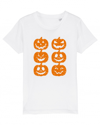 Pumpkin Angry Gang  White