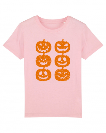 Pumpkin Angry Gang  Cotton Pink