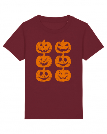 Pumpkin Angry Gang  Burgundy