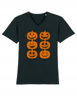 Pumpkin Angry Gang  Tricou mânecă scurtă guler V Bărbat Presenter