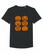 Pumpkin Angry Gang  Tricou mânecă scurtă guler larg Bărbat Skater