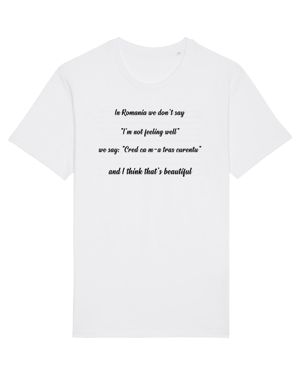 Tricou mânecă scurtă Unisex Rocker White