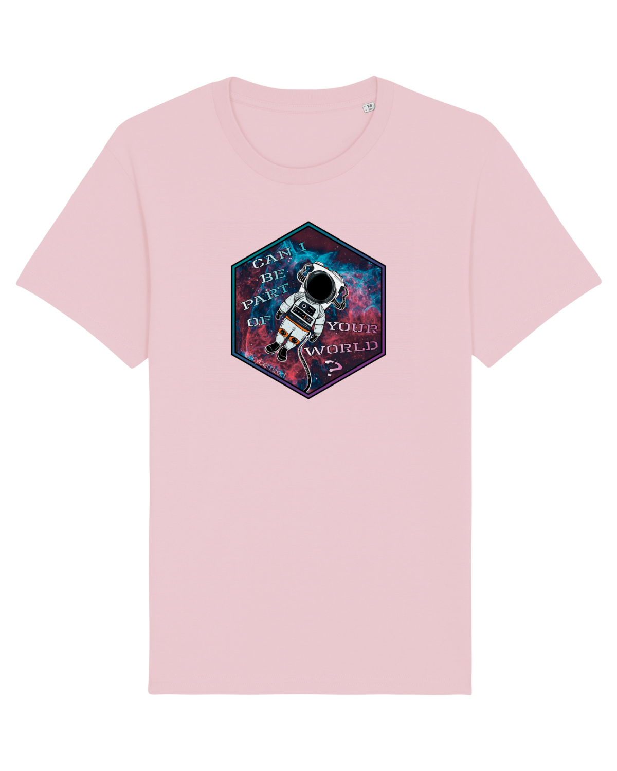 Tricou mânecă scurtă Unisex Rocker Cotton Pink