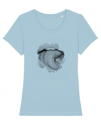 Swirl tongue Sky Blue
