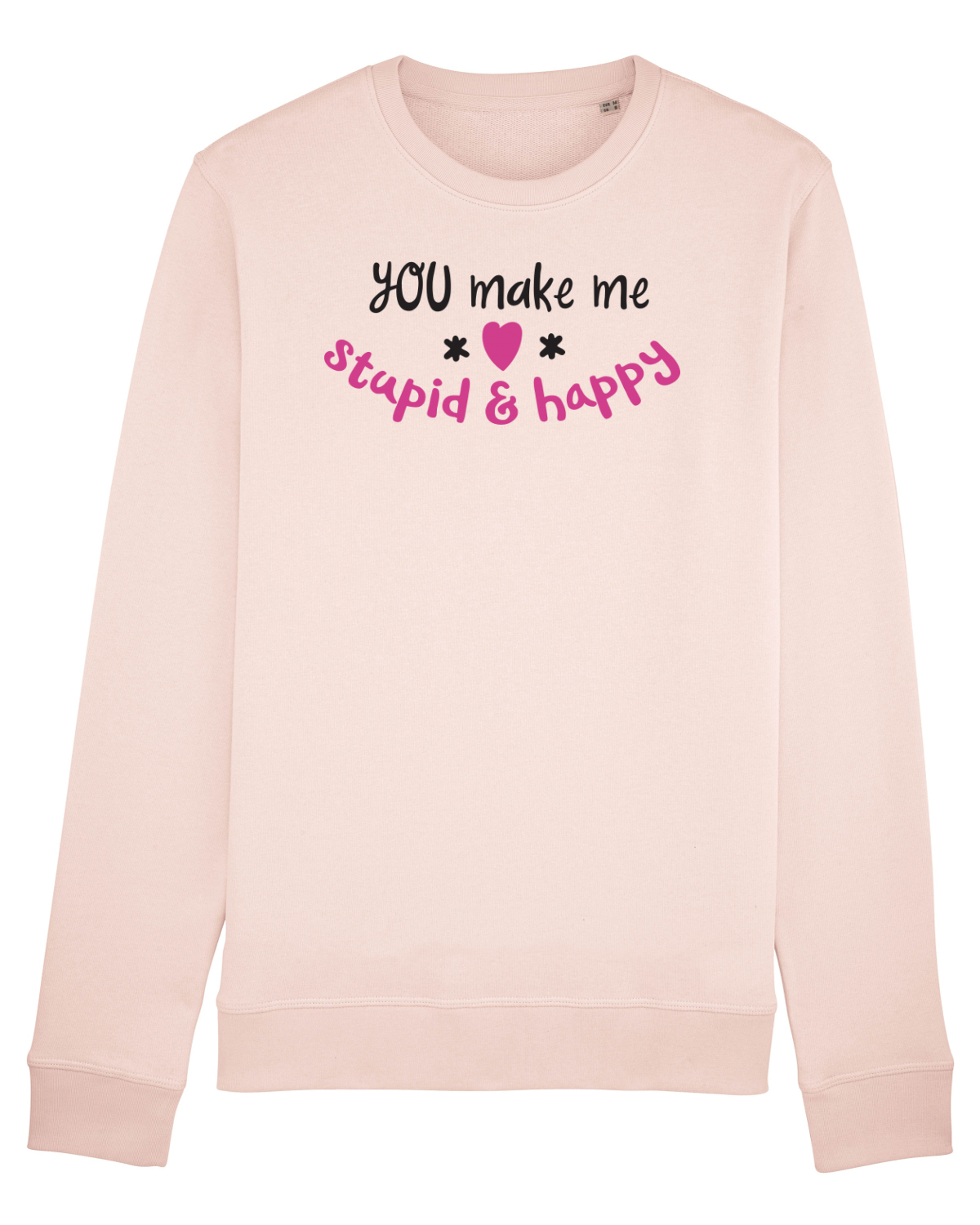 Bluză mânecă lungă Unisex Rise Candy Pink