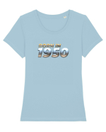 Born in 1950 Tricou mânecă scurtă guler larg fitted Damă Expresser