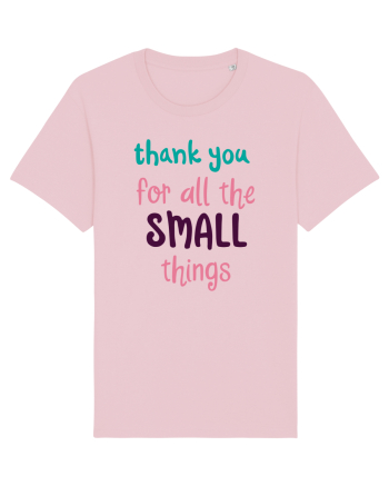 Mulțumesc Cotton Pink
