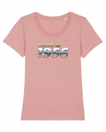 Born in 1956 Tricou mânecă scurtă guler larg fitted Damă Expresser