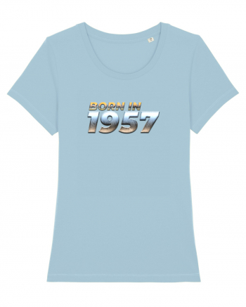 Born in 1957 Sky Blue