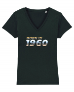 Born in 1960 Tricou mânecă scurtă guler V Damă Evoker