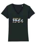 Born in 1964 Tricou mânecă scurtă guler V Damă Evoker