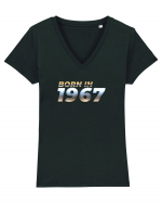 Born in 1967 Tricou mânecă scurtă guler V Damă Evoker