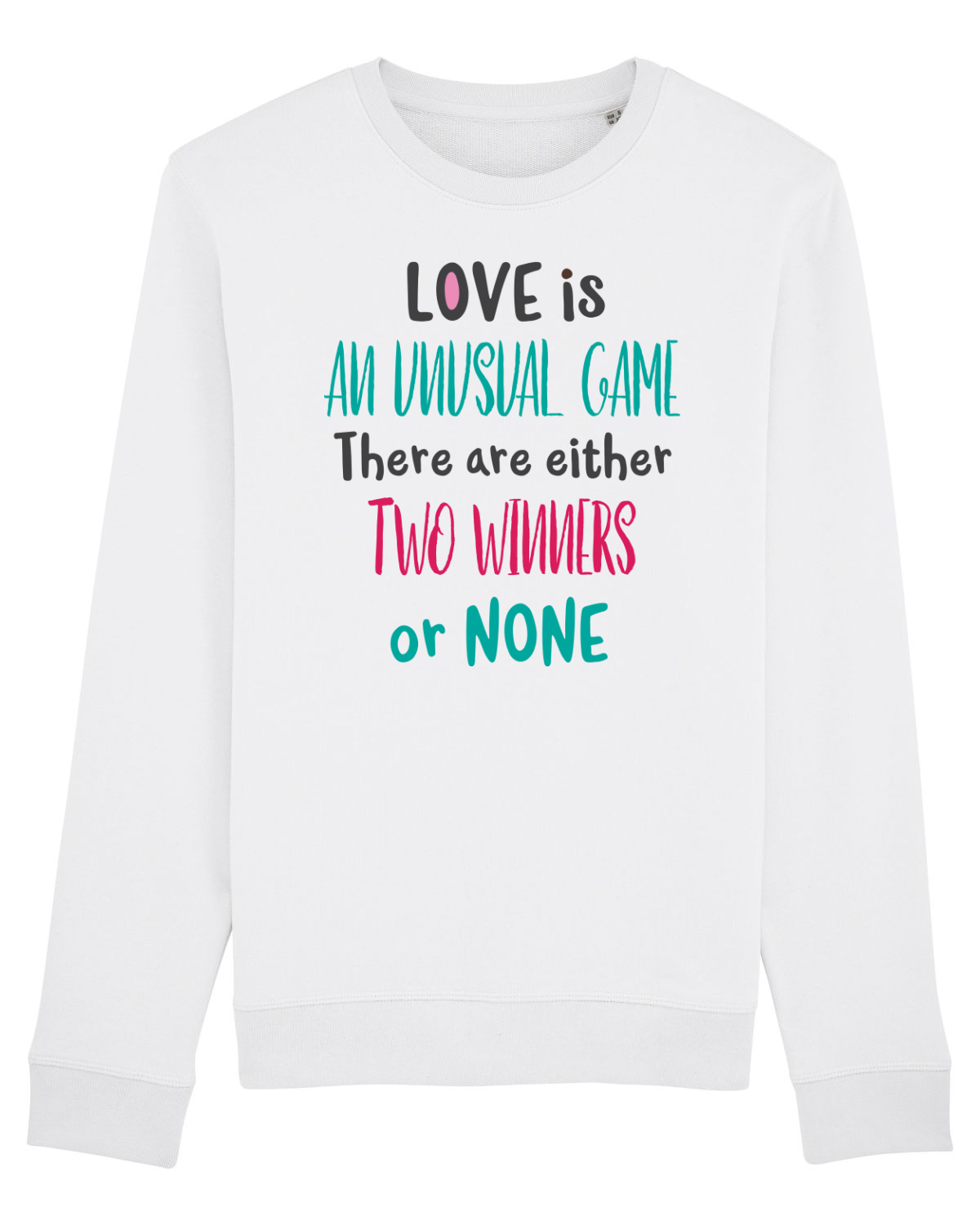 Bluză mânecă lungă Unisex Rise White
