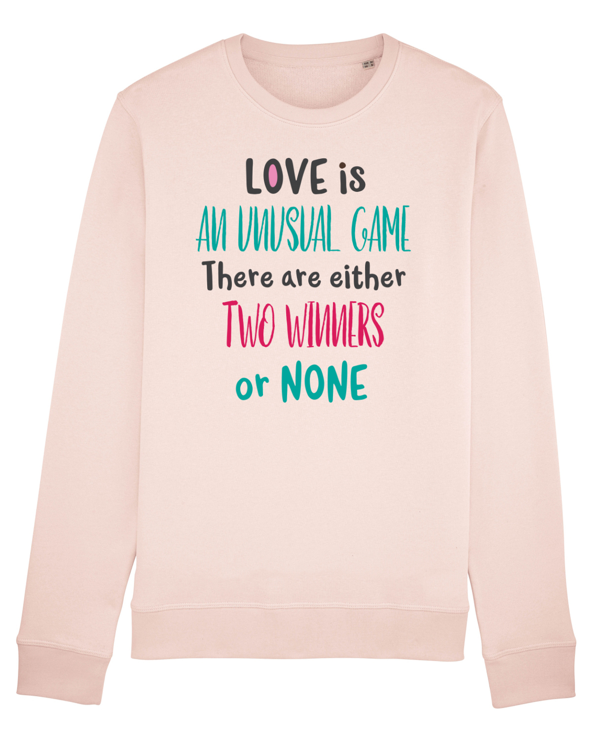 Bluză mânecă lungă Unisex Rise Candy Pink