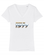 Born in 1977 Tricou mânecă scurtă guler V Damă Evoker