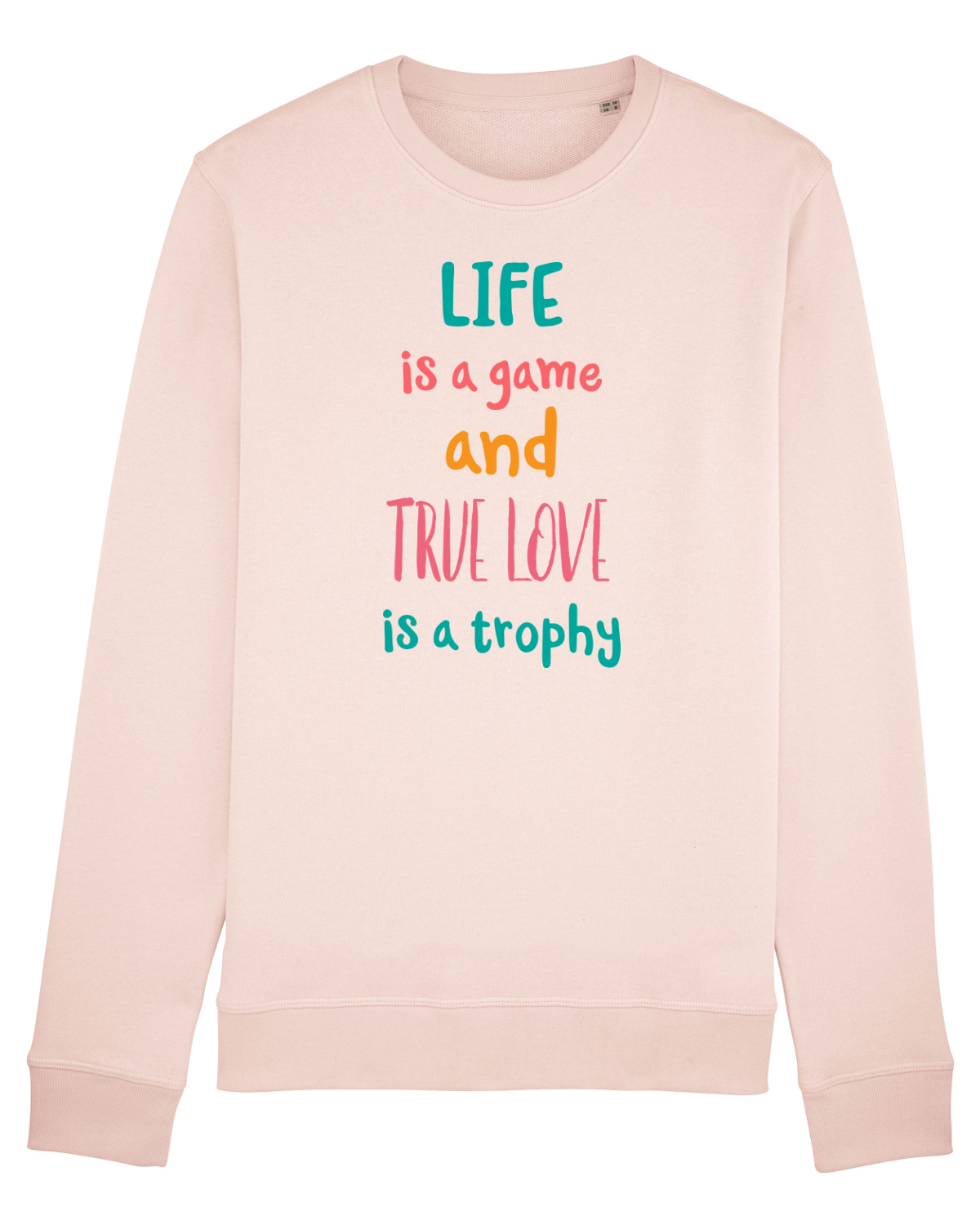 Bluză mânecă lungă Unisex Rise Candy Pink