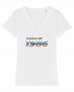 Born in 1986 Tricou mânecă scurtă guler V Damă Evoker