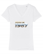 Born in 1987 Tricou mânecă scurtă guler V Damă Evoker