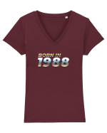 Born in 1988 Tricou mânecă scurtă guler V Damă Evoker