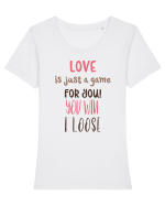 Tricoul celui înfrânt Tricou mânecă scurtă guler larg fitted Damă Expresser