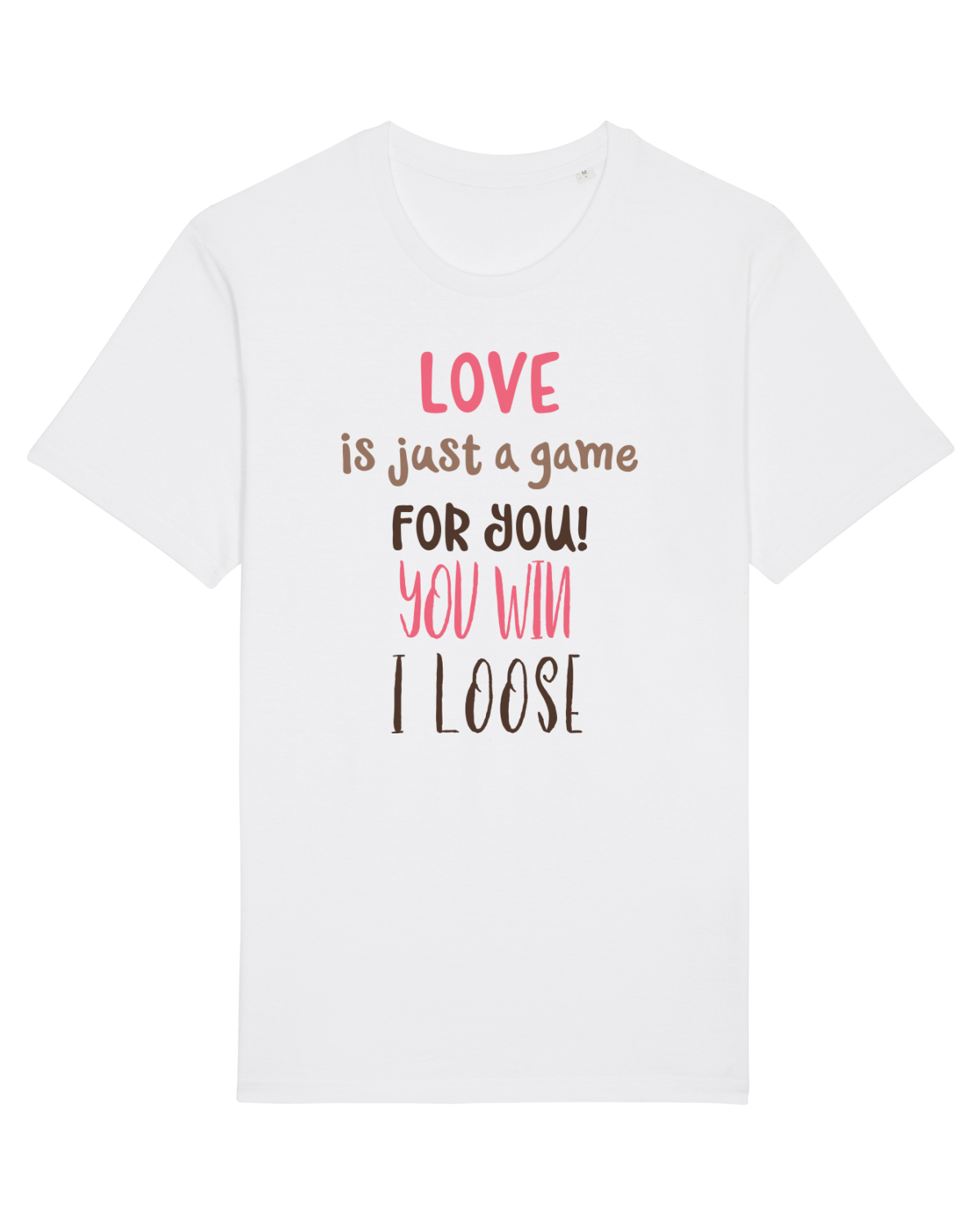 Tricou mânecă scurtă Unisex Rocker White