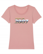 Born in 2007 Tricou mânecă scurtă guler larg fitted Damă Expresser