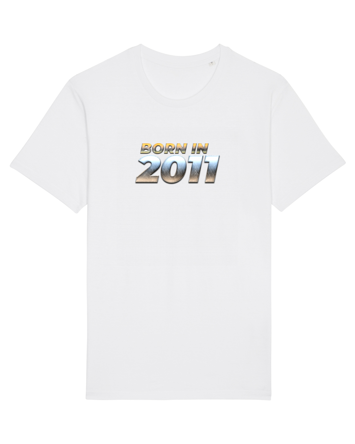 Tricou mânecă scurtă Unisex Rocker White