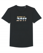 Born in 2011 Tricou mânecă scurtă guler larg Bărbat Skater