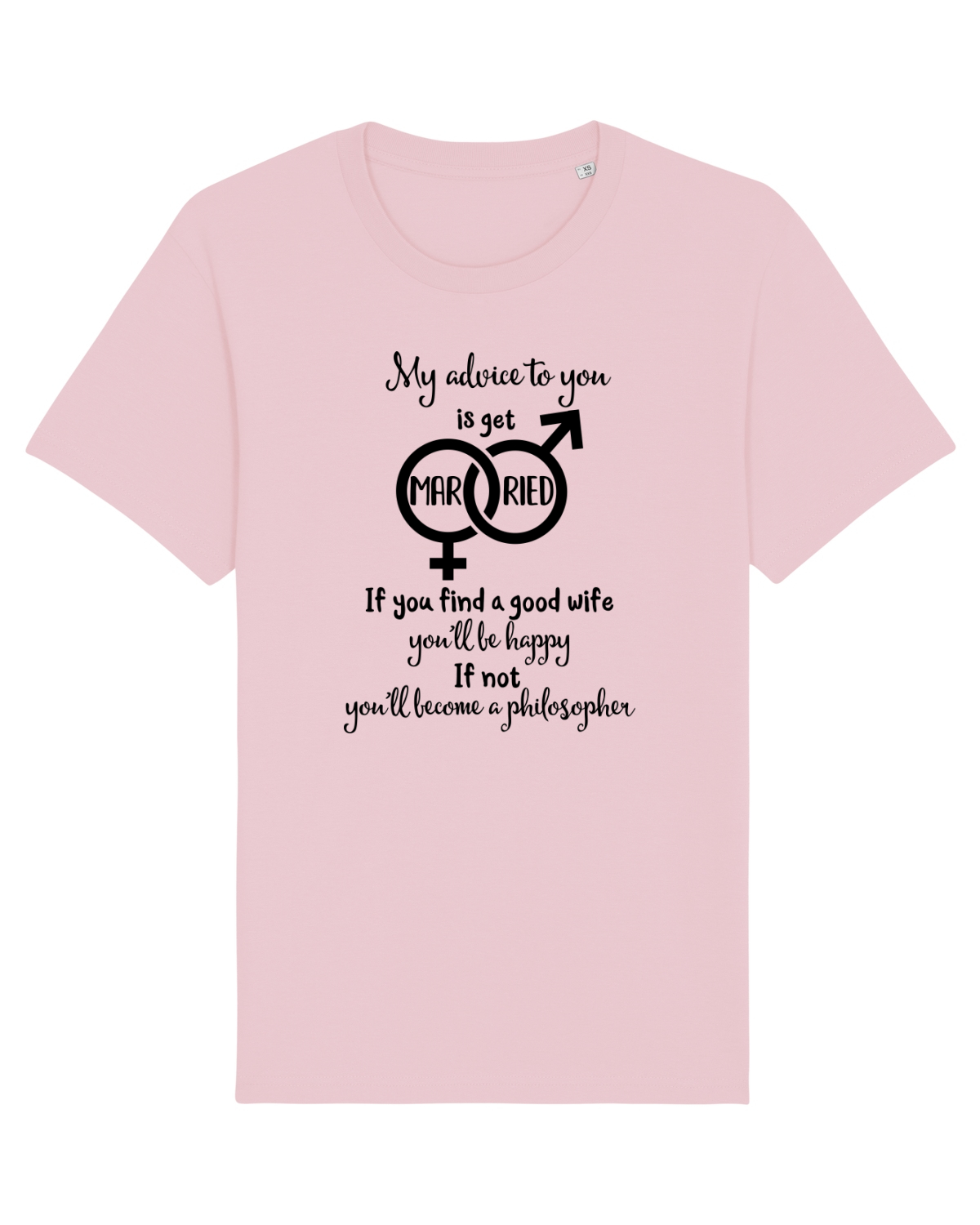 Tricou mânecă scurtă Unisex Rocker Cotton Pink