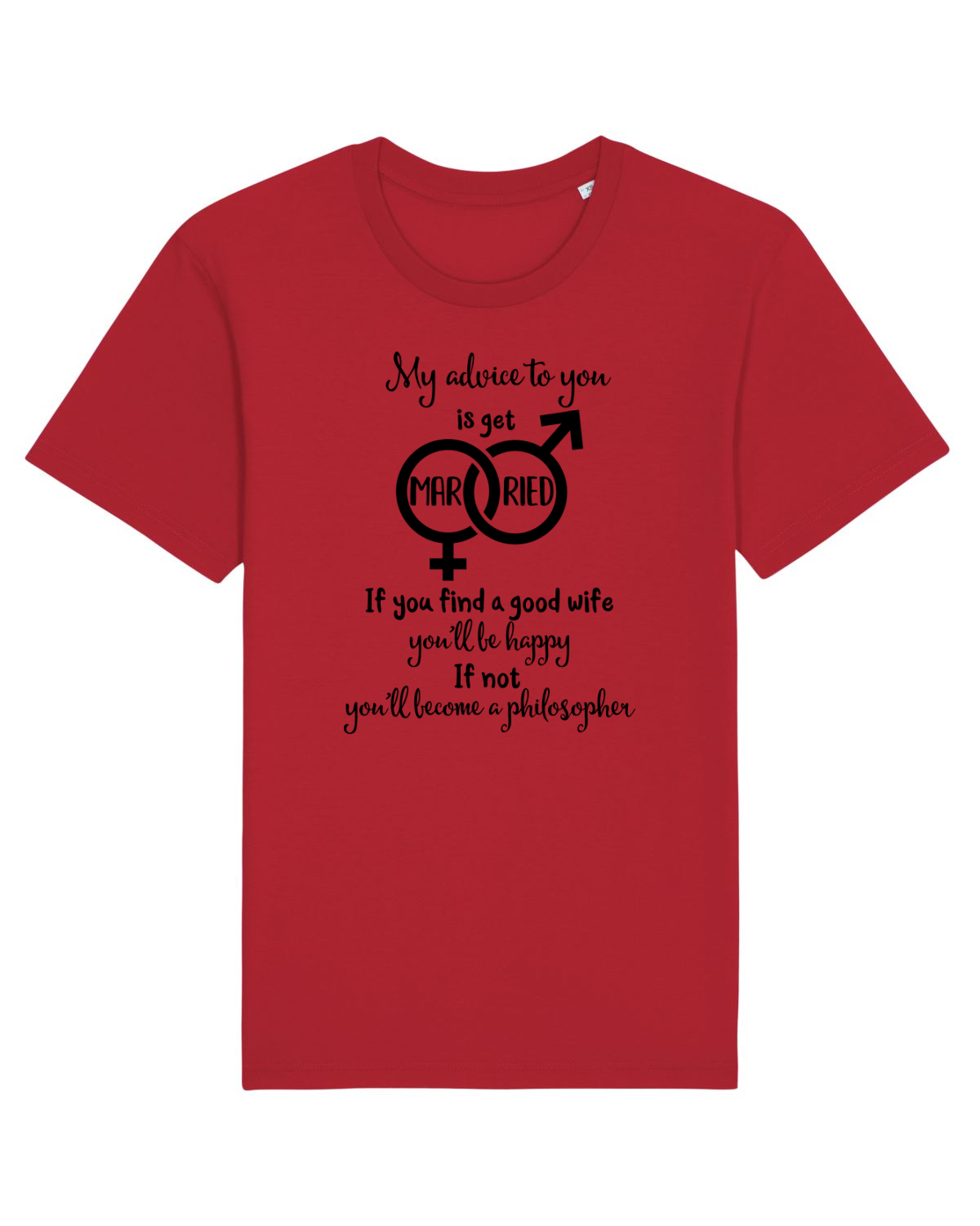 Tricou mânecă scurtă Unisex Rocker Red