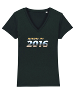 Born in 2016 Tricou mânecă scurtă guler V Damă Evoker