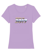 Born in 2017 Tricou mânecă scurtă guler larg fitted Damă Expresser