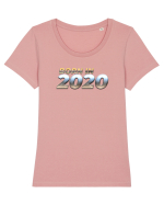 Born in 2020 Tricou mânecă scurtă guler larg fitted Damă Expresser