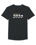 Born in 2020 Tricou mânecă scurtă guler larg Bărbat Skater