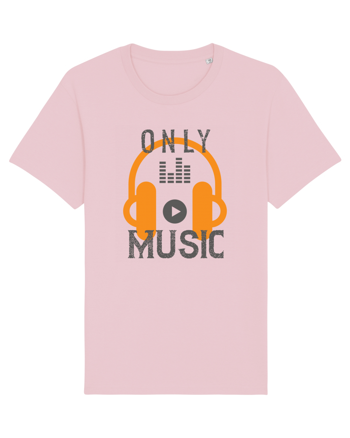 Tricou mânecă scurtă Unisex Rocker Cotton Pink