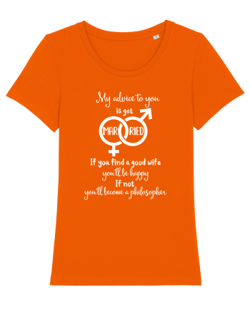 Fericit sau filozof Bright Orange