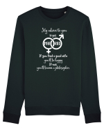 Fericit sau filozof Bluză mânecă lungă Unisex Rise