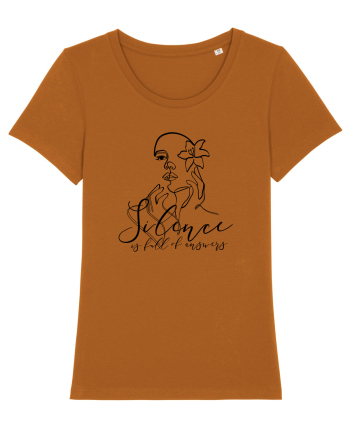 Silence is full of answers Roasted Orange