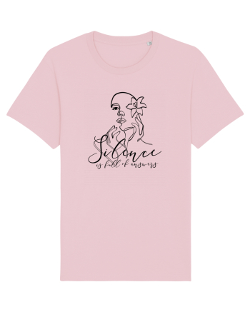 Silence is full of answers Cotton Pink