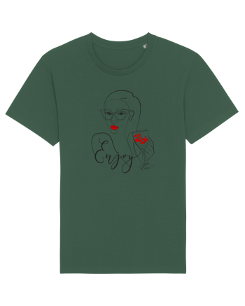 Enjoy Love Bottle Green