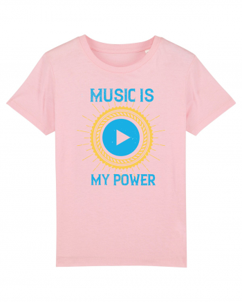 Music is My Power Cotton Pink