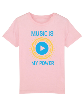 Music is My Power Cotton Pink