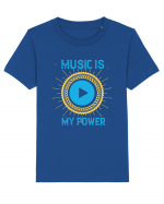 Music is My Power Tricou mânecă scurtă  Copii Mini Creator
