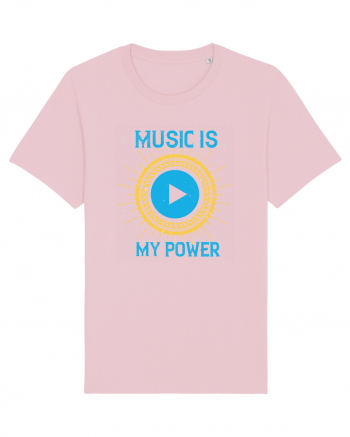 Music is My Power Cotton Pink