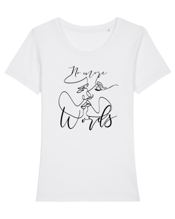 No More Words White