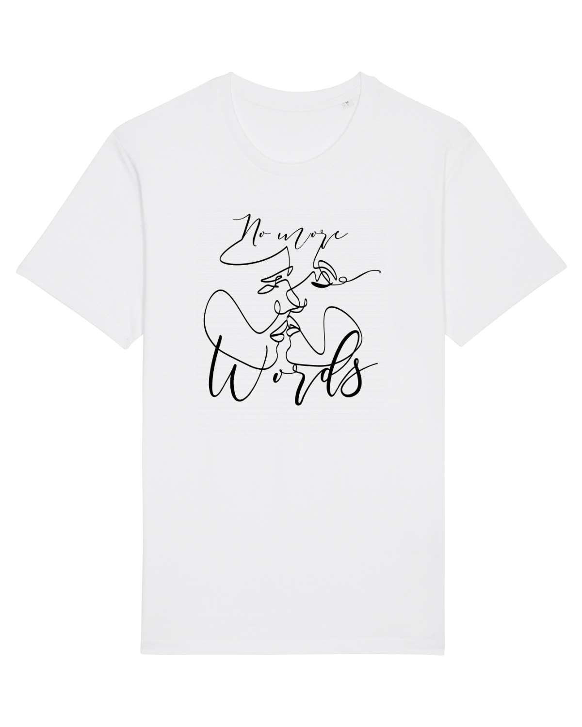 Tricou mânecă scurtă Unisex Rocker White