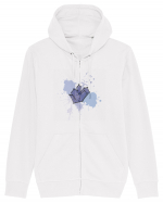 Cristal Indigo Hanorac cu fermoar Unisex Connector