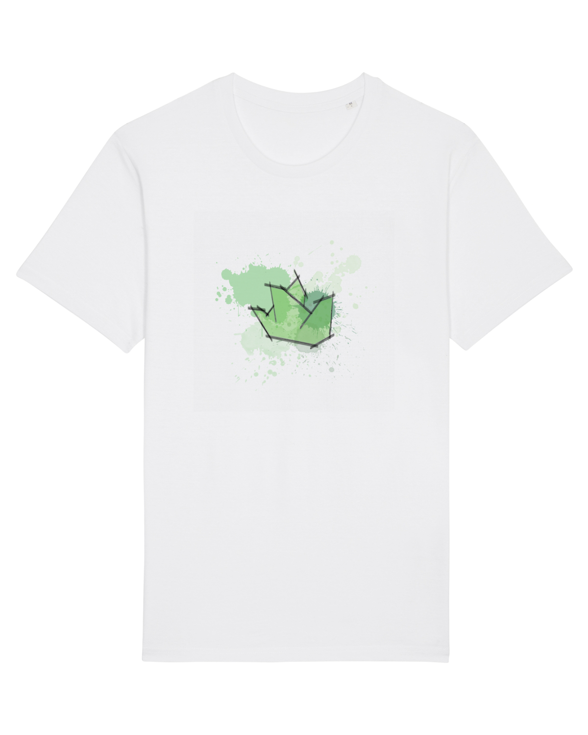 Tricou mânecă scurtă Unisex Rocker White