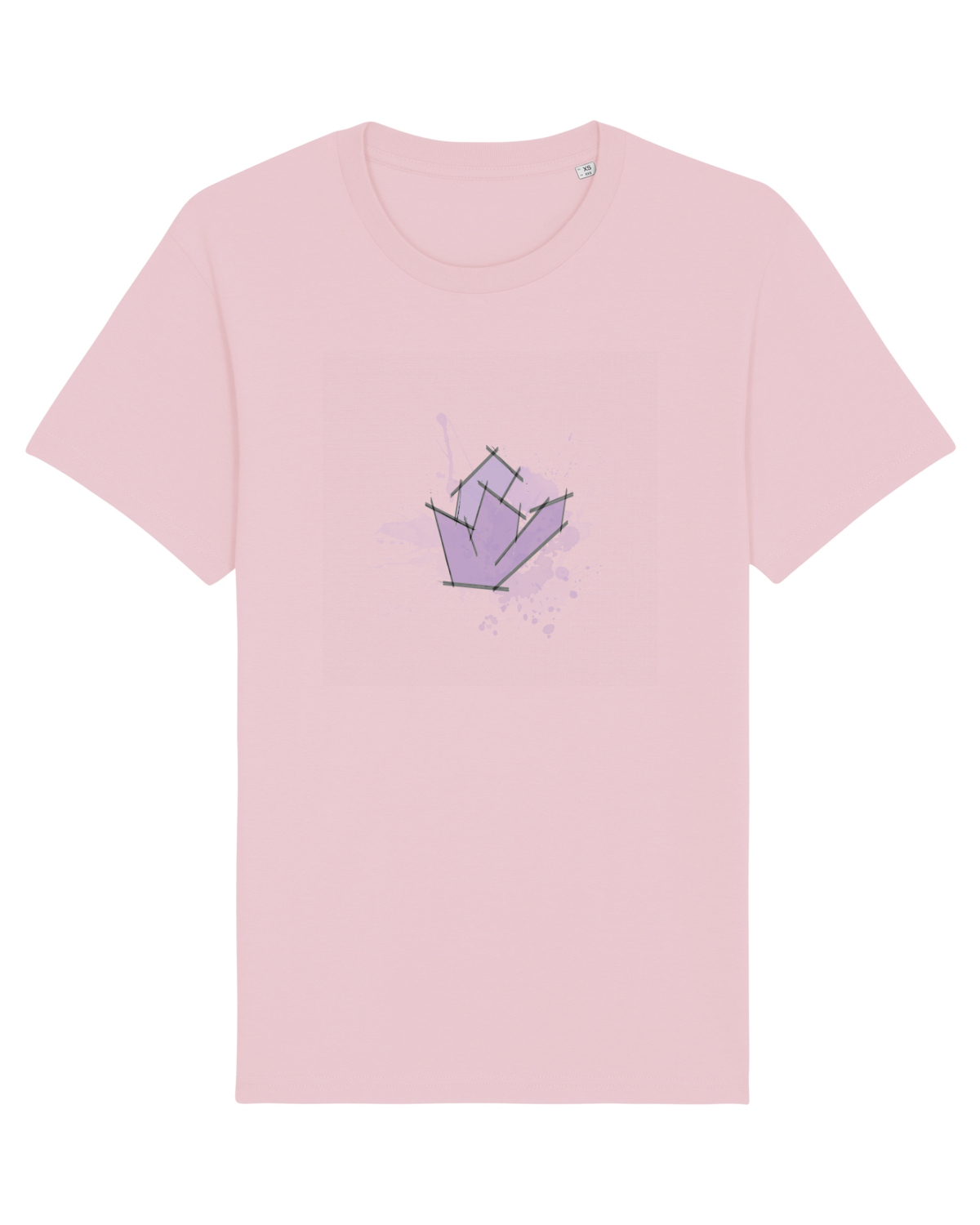 Tricou mânecă scurtă Unisex Rocker Cotton Pink